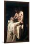 Christ Embracing St. Bernard-Francisco Ribalta-Framed Giclee Print