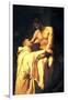 Christ Embracing St. Bernard-Francisco Ribalta-Framed Art Print