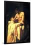 Christ Embracing St. Bernard-Francisco Ribalta-Framed Art Print