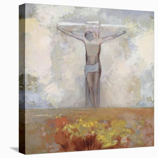 Christ en croix-Odilon Redon-Stretched Canvas