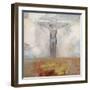 Christ en croix-Odilon Redon-Framed Giclee Print