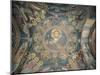 Christ Encircled by Angels and Evangelists About to Judge Twelve Tribes of Israel, Fresco-null-Mounted Giclee Print
