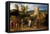 Christ Entering Jerusalem, 1551-1600-Jan van Hemessen-Framed Stretched Canvas