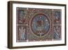 Christ Enthroned, Detail from the Painted Wooden Ceiling, Church of St Michael-null-Framed Giclee Print