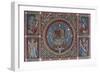 Christ Enthroned, Detail from the Painted Wooden Ceiling, Church of St Michael-null-Framed Giclee Print