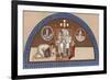 Christ Enthroned, Late 9th Century-null-Framed Giclee Print