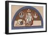 Christ Enthroned, Late 9th Century-null-Framed Giclee Print