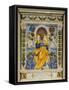 Christ Enthroned with Angels, Bas Relief-null-Framed Stretched Canvas