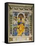 Christ Enthroned with Angels, Bas Relief-null-Framed Stretched Canvas