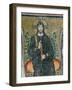 Christ Enthroned with the Angels-Byzantine School-Framed Giclee Print