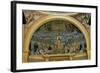 Christ Enthroned With the Apostles, 4th c. mosaic, Santa Prassede Basilica, Rome, Italy-null-Framed Art Print