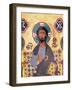 Christ Enthroned-Russian School-Framed Giclee Print