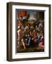 Christ Falls on the Way to Calvary, 1515-1516-Raphael-Framed Giclee Print