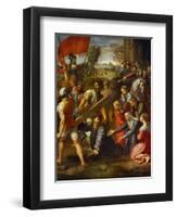 Christ Falls on the Way to Calvary-Raphael-Framed Giclee Print