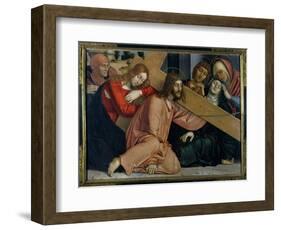 Christ Falls under the Cross-Francesco Bonsignori-Framed Giclee Print