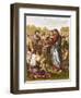 Christ Feedeth the Multitude-English-Framed Premium Giclee Print