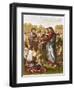 Christ Feedeth the Multitude-English-Framed Premium Giclee Print