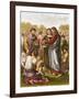 Christ Feedeth the Multitude-English-Framed Giclee Print