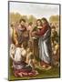 Christ Feedeth the Multitude-English-Mounted Giclee Print