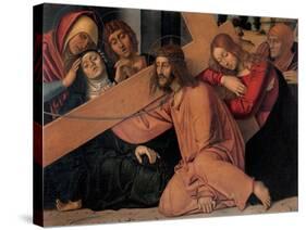 Christ Fell under the Cross-Francesco Bonsignori-Stretched Canvas