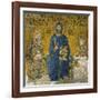 Christ Flanked by Emperor Constantine IX (1042-1054) and His Wife the Empress Zoe-null-Framed Giclee Print