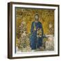 Christ Flanked by Emperor Constantine IX (1042-1054) and His Wife the Empress Zoe-null-Framed Giclee Print