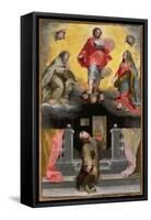 Christ Forgiving St. Francis in a Vision-Federico Barocci-Framed Stretched Canvas