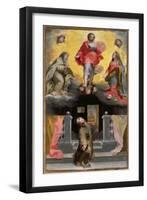 Christ Forgiving St. Francis in a Vision-Federico Barocci-Framed Giclee Print