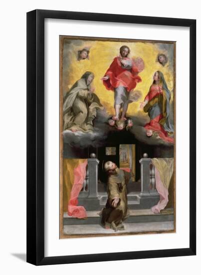 Christ Forgiving St. Francis in a Vision-Federico Barocci-Framed Giclee Print