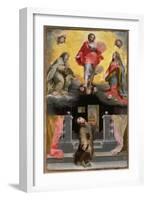 Christ Forgiving St. Francis in a Vision-Federico Barocci-Framed Giclee Print