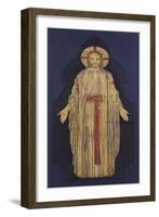 Christ - from a Group of Seven Plaster Bas-Reliefs, for the Park Church, Glasgow-Robert Anning Bell-Framed Giclee Print