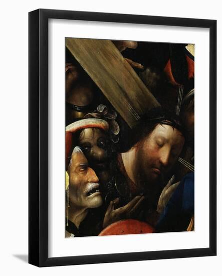 Christ, from Christ Carrying the Cross, C. 1490 (Detail)-Hieronymus Bosch-Framed Giclee Print