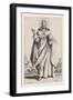 Christ from Les Grands Apôtres (The Large Apostles), 1631 (Etching)-Jacques Callot-Framed Giclee Print