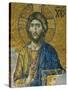 Christ, from the Deesis in the North Gallery, Byzantine Mosaic, 12th Century-null-Stretched Canvas