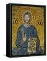 Christ, from the Votive Mosaic in the South Gallery, 11th Century-null-Framed Stretched Canvas