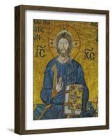 Christ, from the Votive Mosaic in the South Gallery, 11th Century-null-Framed Giclee Print