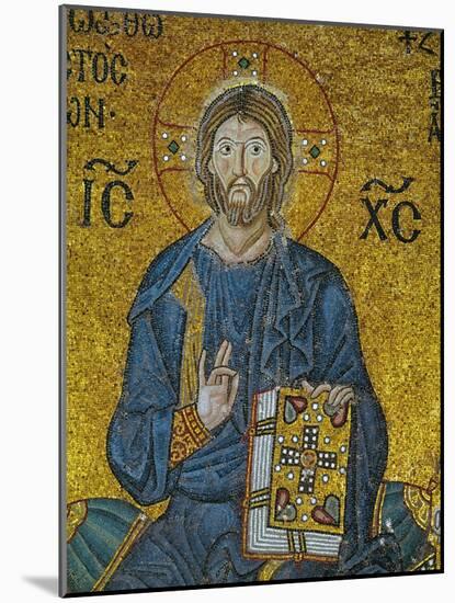 Christ, from the Votive Mosaic in the South Gallery, 11th Century-null-Mounted Giclee Print