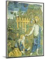 Christ Gardener, Detail from Noli Me Tangere-null-Mounted Giclee Print