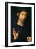 Christ Giving His Blessing or Ecce Homo-Hans Memling-Framed Giclee Print