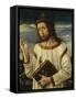 Christ Giving His Blessing-Giovanni Bellini-Framed Stretched Canvas