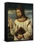 Christ Giving His Blessing-Giovanni Bellini-Framed Stretched Canvas