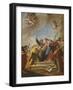 Christ Giving Saint Peter the Keys to Heaven, C.1730-35-Giovanni Battista Pittoni-Framed Giclee Print