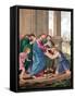 Christ Giving Sight to the Man Born Blind, Mid 19th Century-null-Framed Stretched Canvas