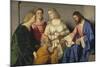 Christ Giving the Keys to Saint Peter-null-Mounted Giclee Print