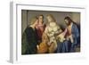 Christ Giving the Keys to Saint Peter-null-Framed Premium Giclee Print