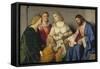 Christ Giving the Keys to Saint Peter-null-Framed Stretched Canvas