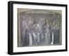 Christ Giving World to Saint Dominic in Presence of Virgin Mary-Carlo Brancaccio-Framed Giclee Print