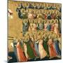 Christ Glorified in the Court of Heaven, Detail of Musical Angels from the Right Hand Side, 1419-35-Fra Angelico-Mounted Giclee Print