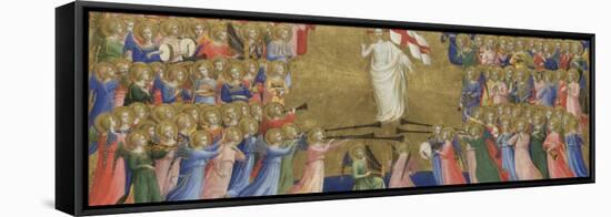 Christ Glorified in the Court of Heaven (Panel from Fiesole San Domenico Altarpiec), C. 1423-1424-Fra Angelico-Framed Stretched Canvas