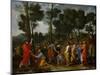 Christ Handing the Keys to Saint Peter-Nicolas Poussin-Mounted Giclee Print